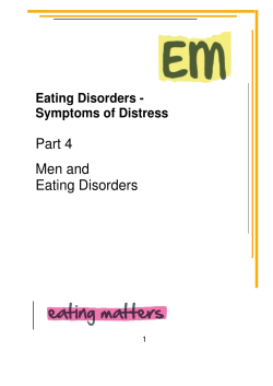 Part 4 Men and Eating Disorders