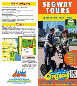 FOLDED BROCHURE-3/15.indd - Absolutely Chicago Segway Tours