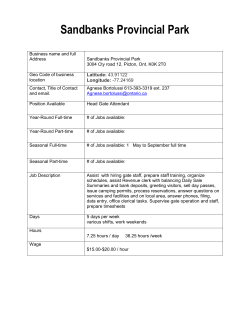 Sandbanks Provincial Park