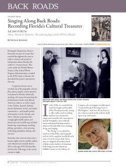 back roads - Florida Humanities Council