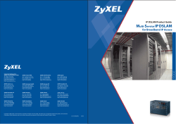 Multi-Service IPDSLAM for Broadband IP Access
