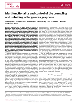 Multifunctionality and control of the crumpling and unfolding of large