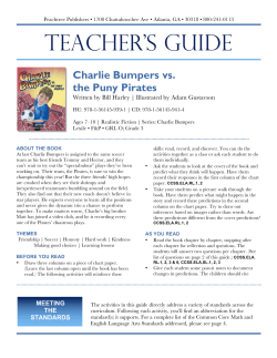 teacher`s guide - Peachtree Publishers