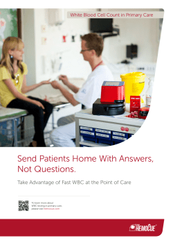 Send Patients Home With Answers, Not Questions.