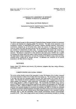 A COMPARATIVE ASSESSMENT OF DIFFERENT