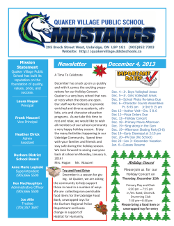 Newsletter December - Durham District School Board
