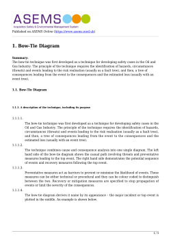 1. Bow-Tie Diagram