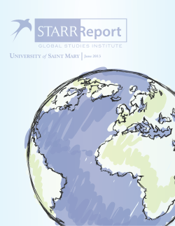 starr report - University of Saint Mary