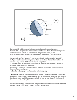 Let`s not think unidimensionally about scoundrelism, scalawags