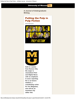 Putting the Pulp in Pulp Fiction