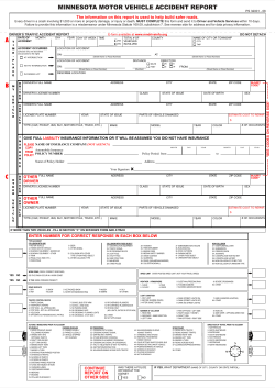 minnesota motor vehicle accident report