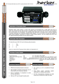 11 00 00 EE UU XX - Becker Mining Systems AG
