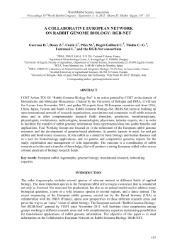 Garreau H. - World Rabbit Science Association