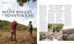 Field Sports magazine Journalist Patrick Tillard spent a day shooting