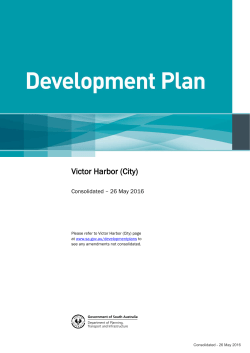 Victor Harbor (City) Development Plan