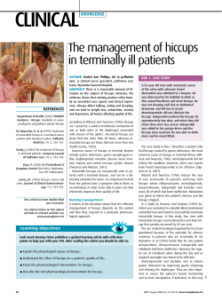 050802The management of hiccups in terminally ill
