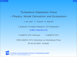 Turbulence Dispersion Force -- Physics, Model Derivation and
