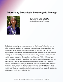Laurie Ure Final - Somatic Psychotherapy Today