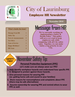 November 2016 Newsletter
