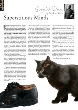 Superstitious Minds