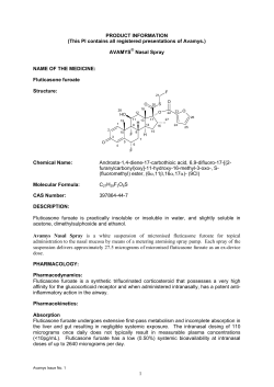 PRODUCT INFORMATION (This PI contains all registered
