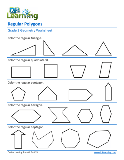 Regular polygons