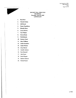 5. RhondaRyan 6. Larry Brewer IO. Davison