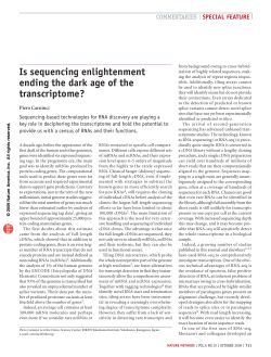 Is sequencing enlightenment ending the dark age of the
