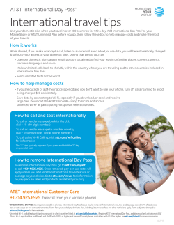 International travel tips