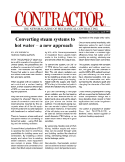Converting steam systems to hot water &ndash; a new approach