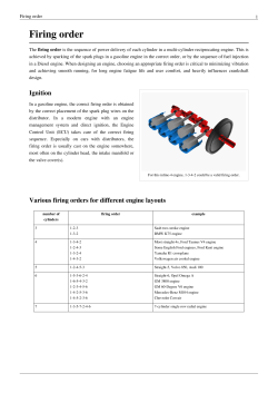 Firing order - The Mechanic