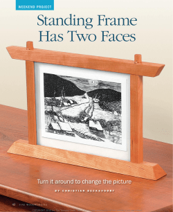 Standing Frame Has Two Faces