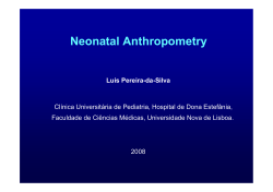 Neonatal Anthropometry