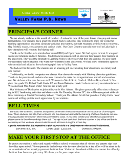 October 2015 - Durham District School Board