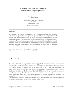 Pushing Extrema Aggregates to Optimize Logic
