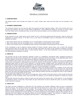the charter conditions