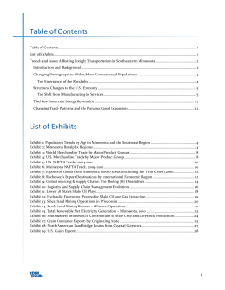 Table of Contents - Minnesota Department of Transportation