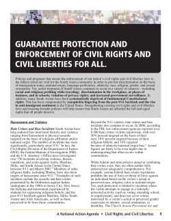 Civil Rights and Civil Liberties