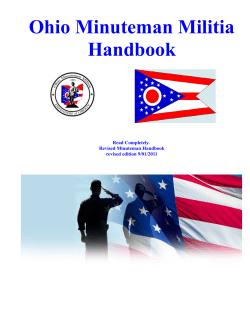 Ohio Minuteman Militia Handbook