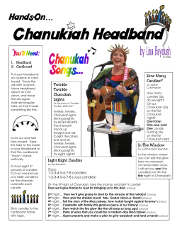 Chanukiah Headband