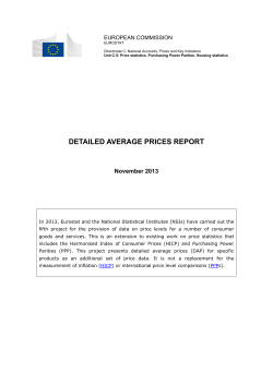 Consumer prices research