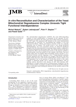 J. Mol. Biol., 2007