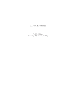 A Java Reference - inst.eecs.berkeley.edu