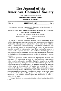 preparation and melting points of pure di- and tri
