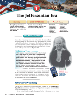 The Jeffersonian Era