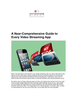 A Near-Comprehensive Guide to Every Video