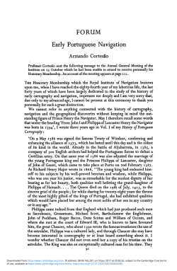 Early Portuguese Navigation