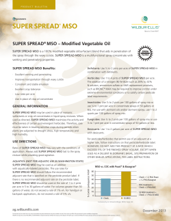 SUPER SPREAD&reg; MSO &ndash; Modified Vegetable Oil - Wilbur