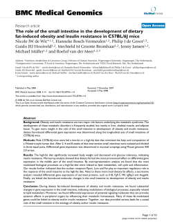 The role of the small intestine in the development of dietary fat