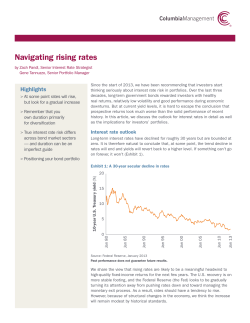 Navigating rising rates